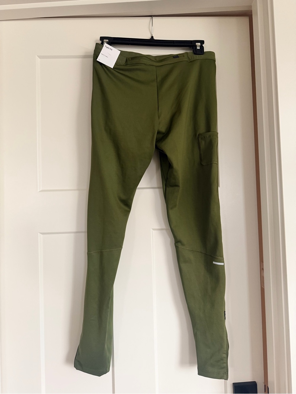 Nike Olive Green Straight-Leg Active Pants